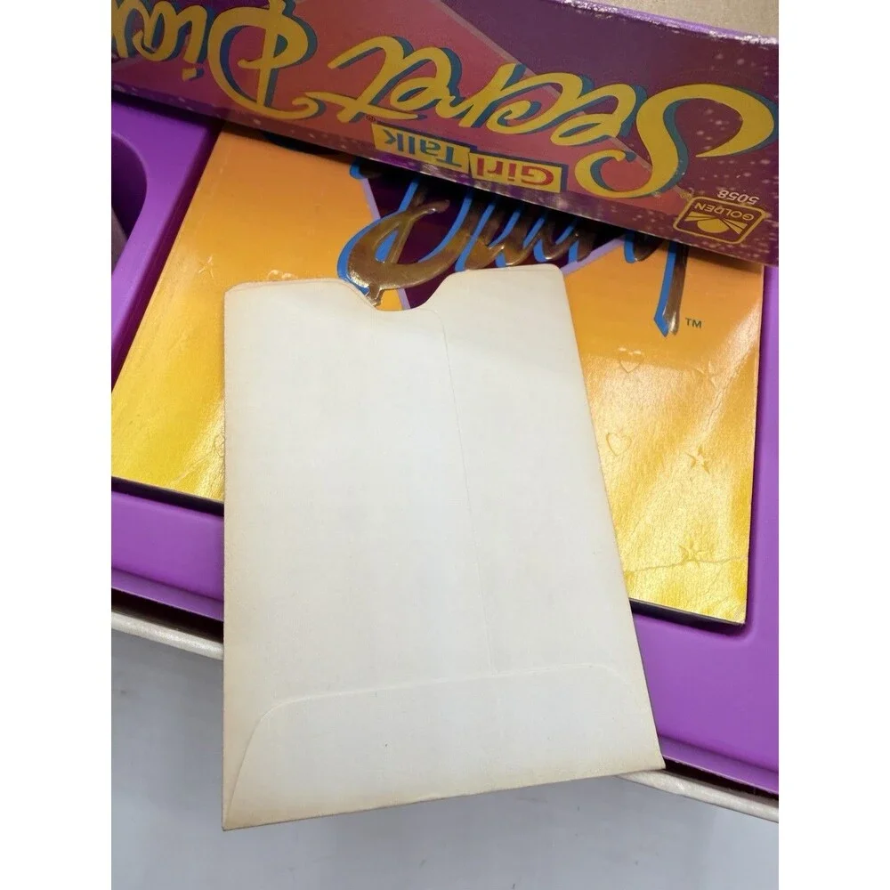 1991 Girl Talk Secret Diary Game Golden 5058 Secrets & Surprises : Read